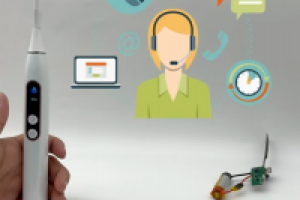 电动牙刷与超薄数码管